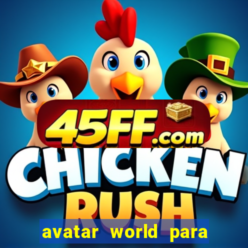avatar world para colorir e imprimir